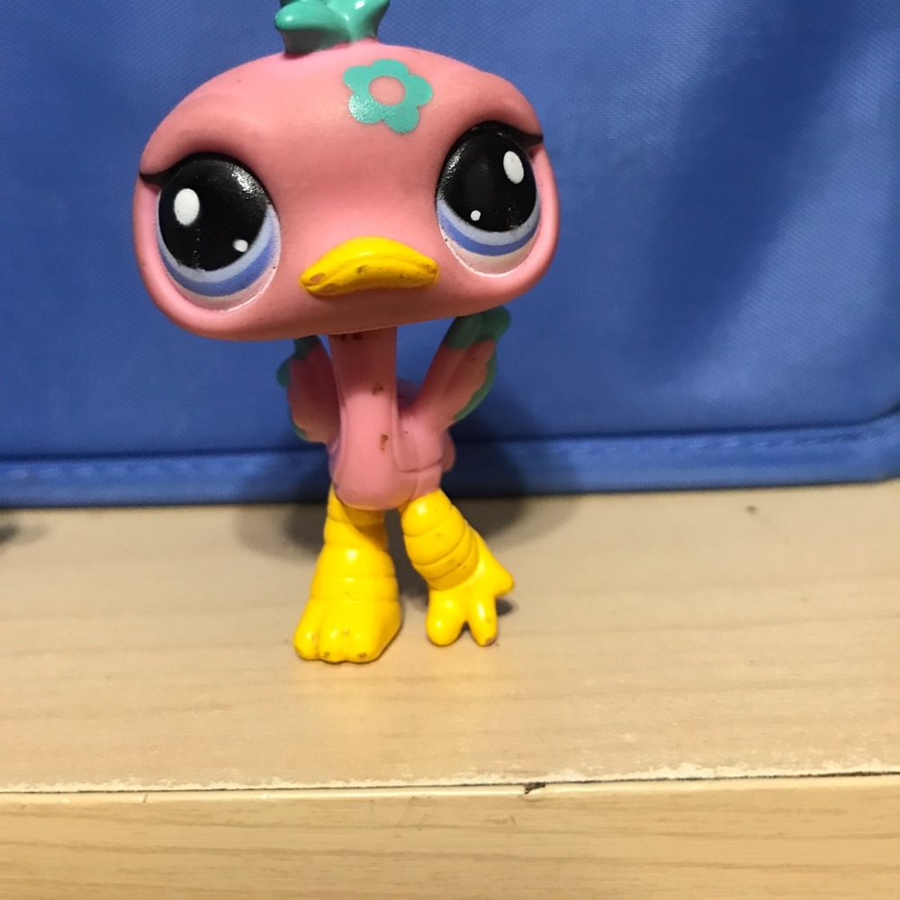 Pink Ostrich littlest pet shop