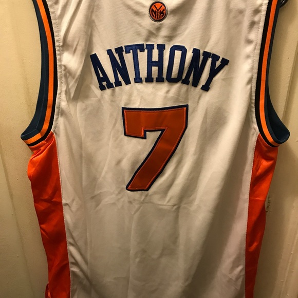 NYK Carmelo Anthony #7 Authentic Jersey - Picture 3 of 5