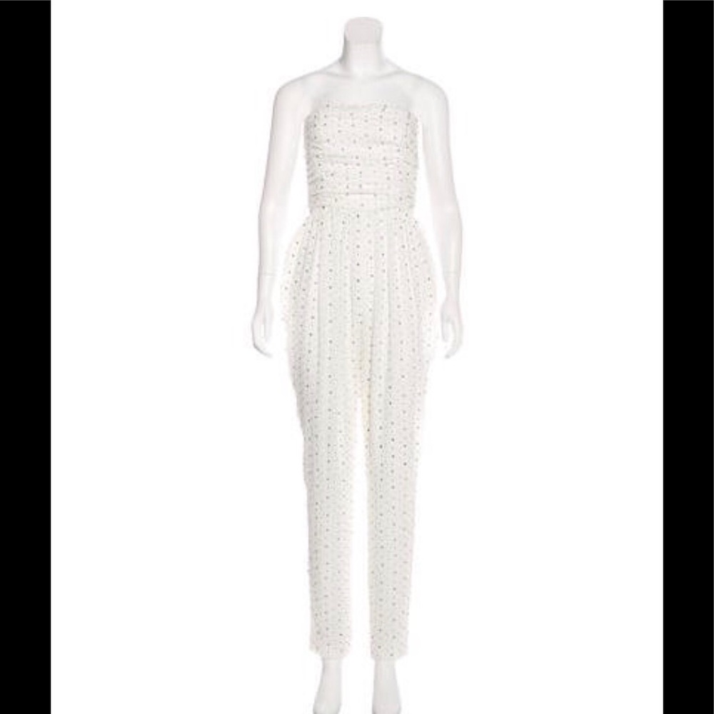 Robert Rodriguez Strapless Jumpsuit