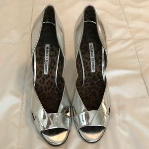 Authentic Manolo Blahnik Shoes Sz 38.5
