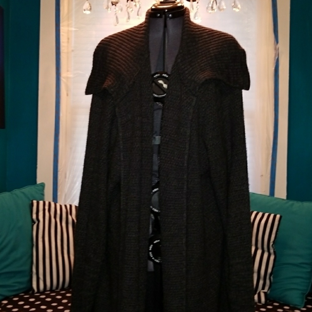 Long sweater cardi