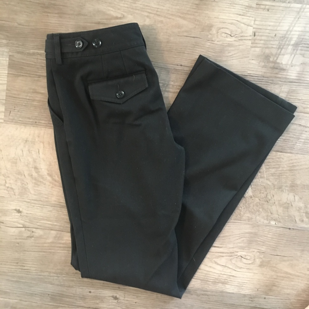 Express Columnist 2R Black Work Pant