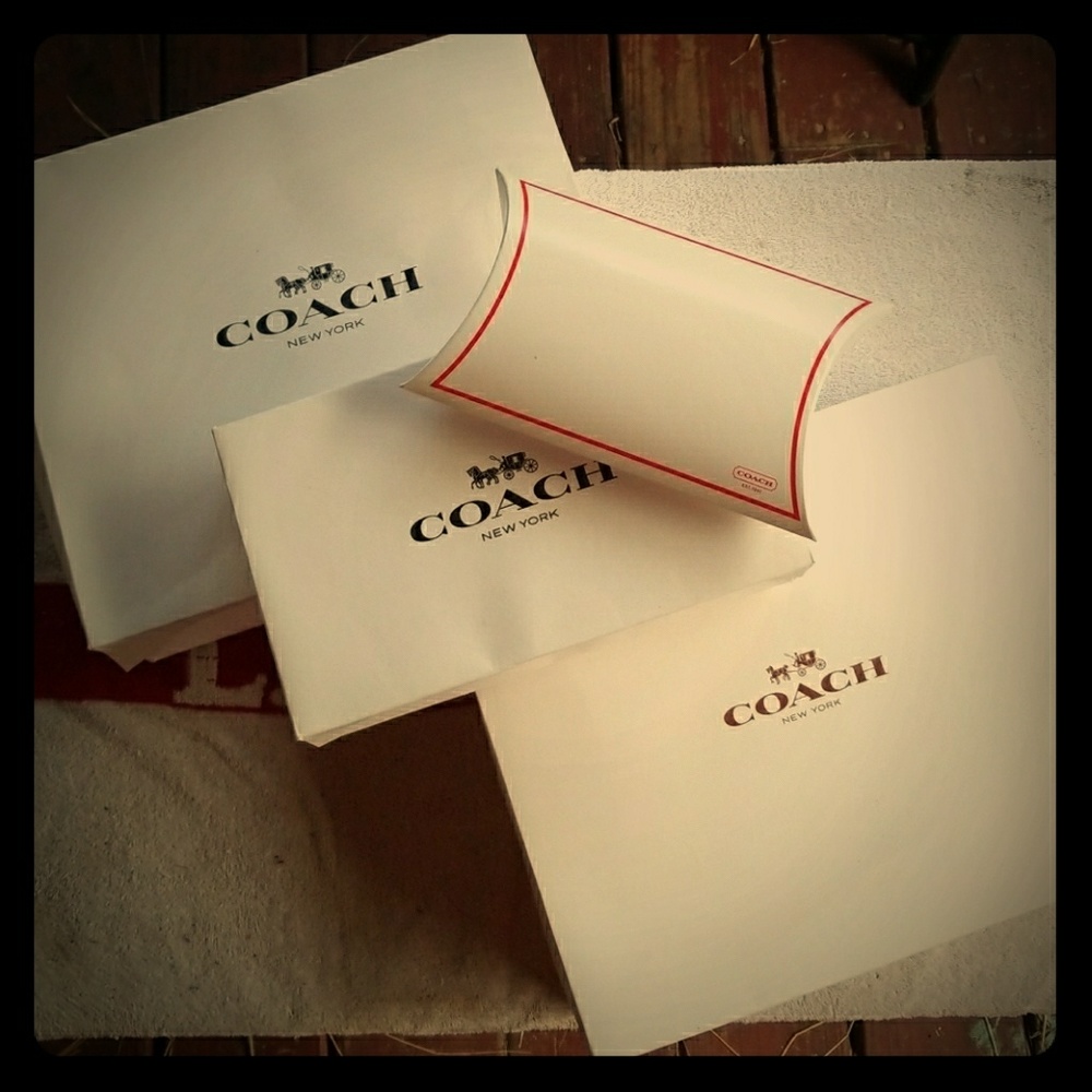 Coach Gift Boxes * Authentic * 4 options available