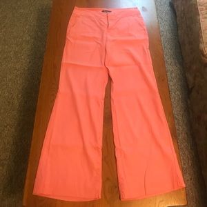 Level 99 coral linen Pant wide leg size 29