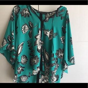 Zara Turquoise Top