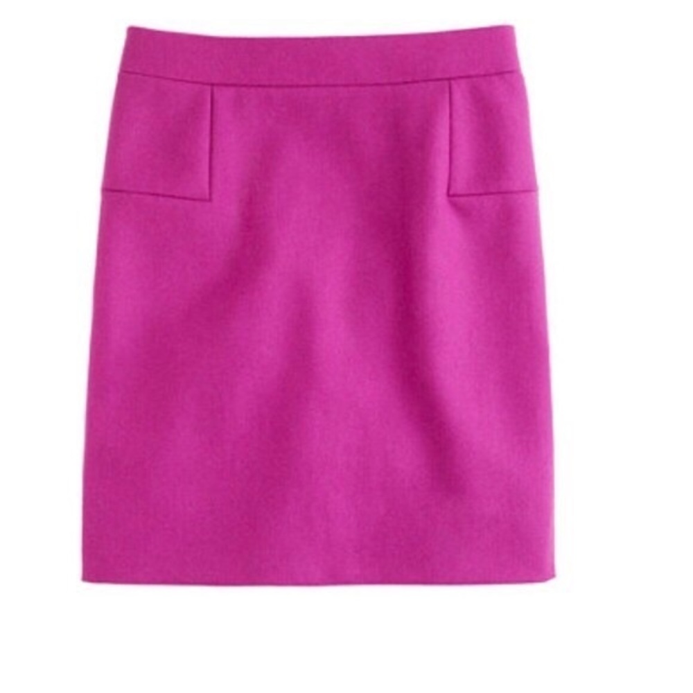 J.Crew Pink Wool Skirt