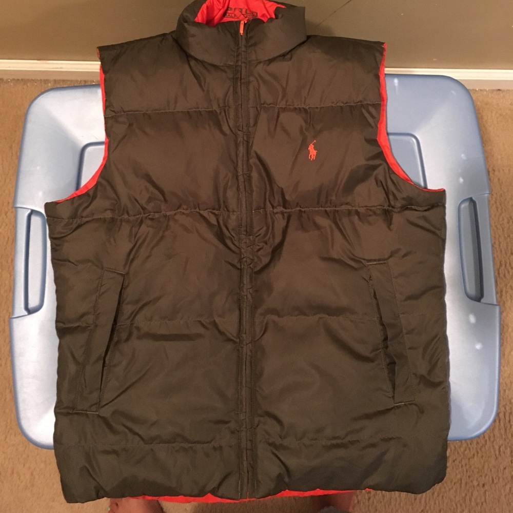 Reversible polo vest