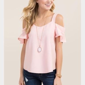 Francesca's cold shoulder top