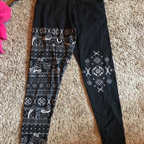 Garage Patterned Leggings - Picture 1 of 2