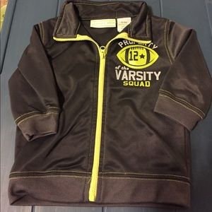 Boys zip up track jacket