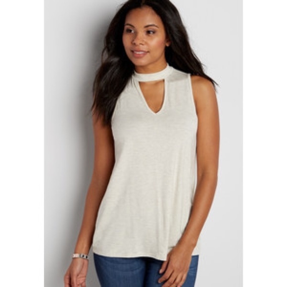 Maurices Tops - Maurices Choker Neckline Tank
