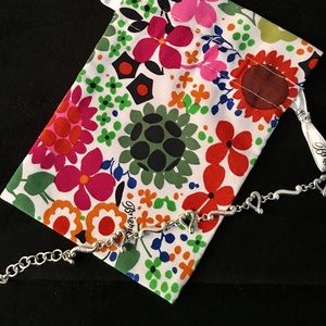 Brighton Tuscan etched heart bracelet