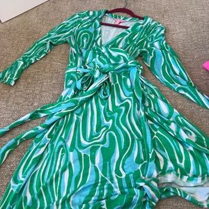 Lilly Pulitzer Wrap Dress Medium