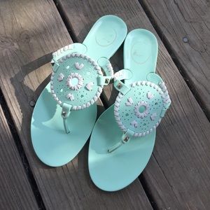 Jack Rogers Mint Georgica Jelly Size 9