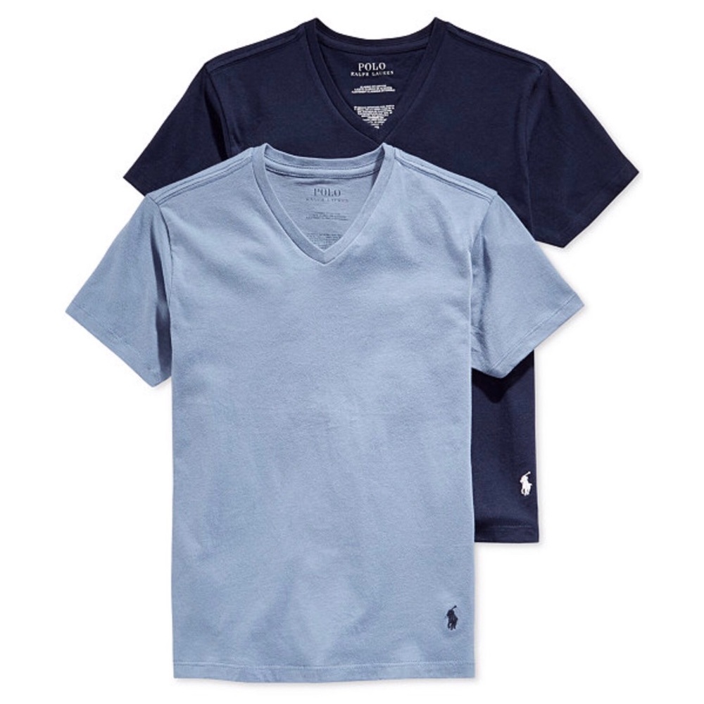 NEW WITH TAGS- 2 Boys Ralph Lauren Undershirt Tees