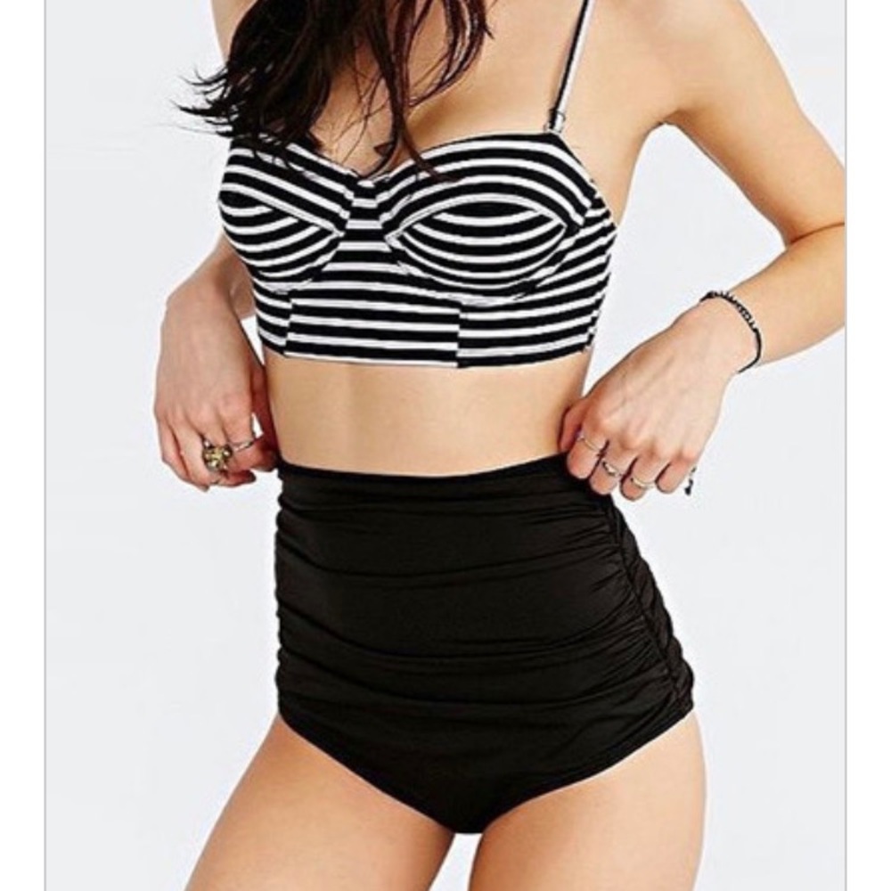 High waisted 2 piece bikini