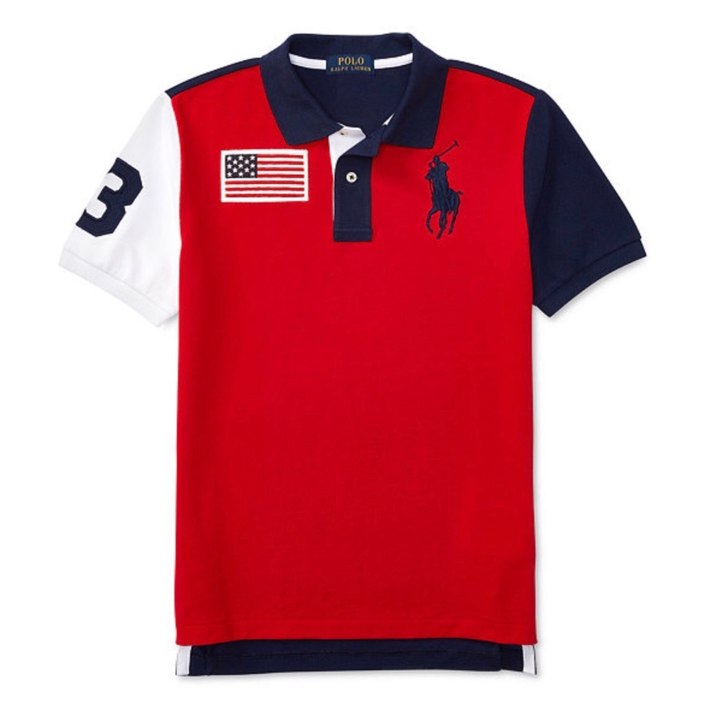 NEW WITH TAGS- Ralph Lauren Colorblocked Polo!