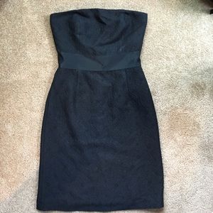 Ann Taylor strapless  dress with bow detail