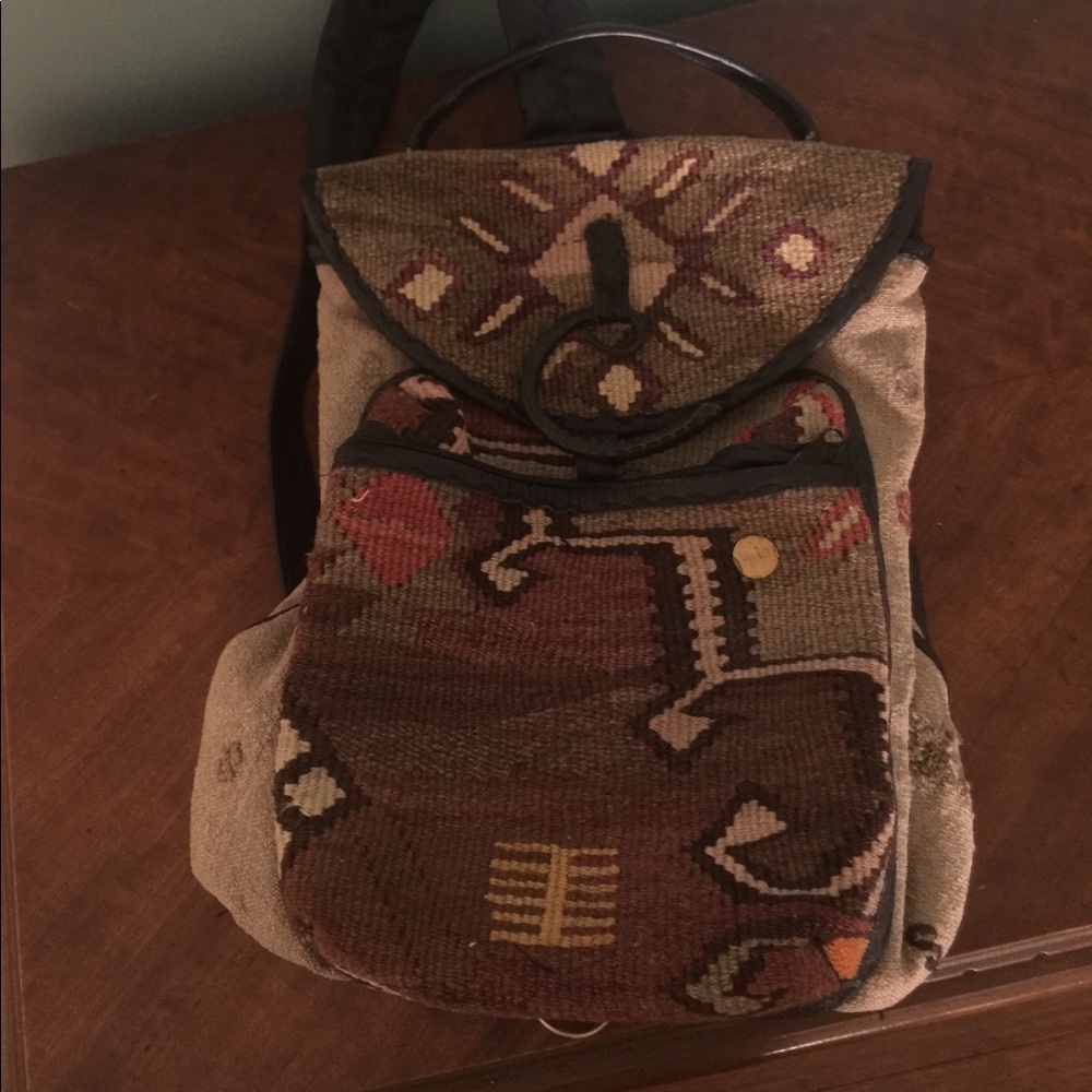 Vintage bohemian back pack