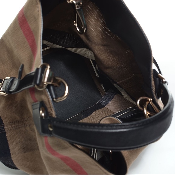 Burberry Canvas Check Medium Susanna Ashby Hobobag - Picture 3 of 8