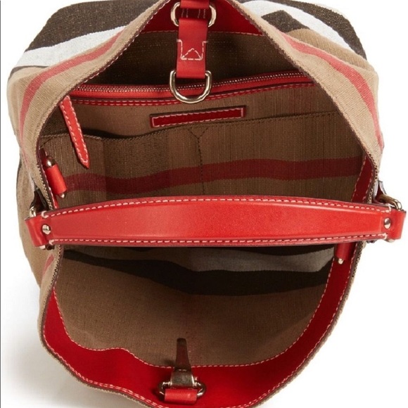 Burberry Canvas Check Medium Susanna Ashby Hobobag - Picture 6 of 8