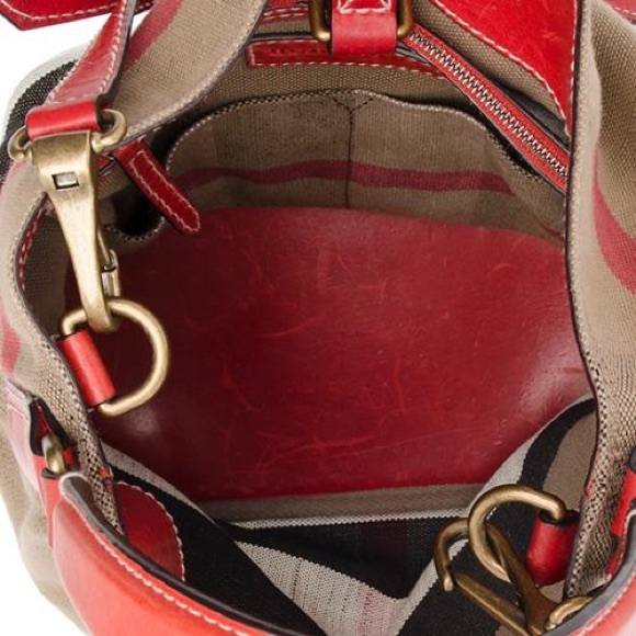 Burberry Canvas Check Medium Susanna Ashby Hobobag - Picture 7 of 8