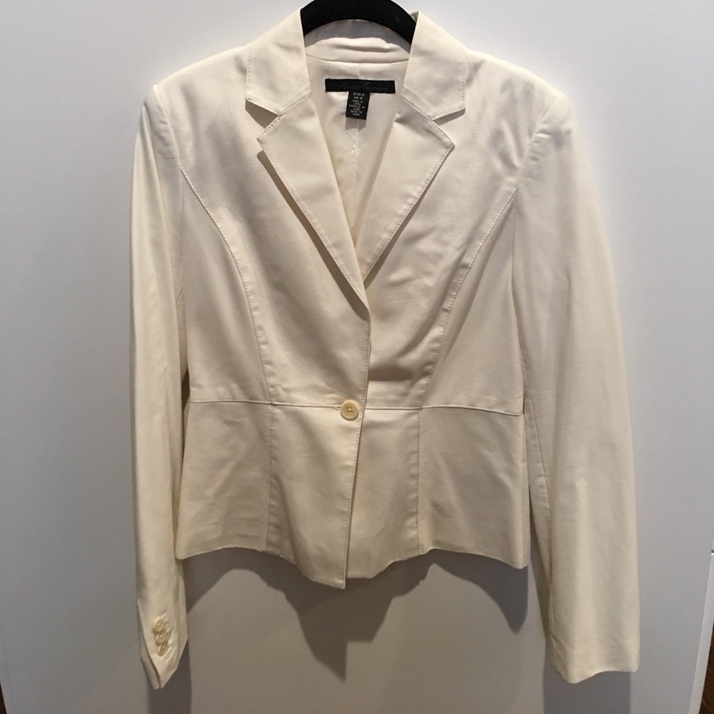 Kenneth Cole New York white blazer size 2