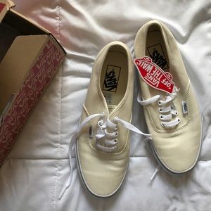 White Canvas Vans