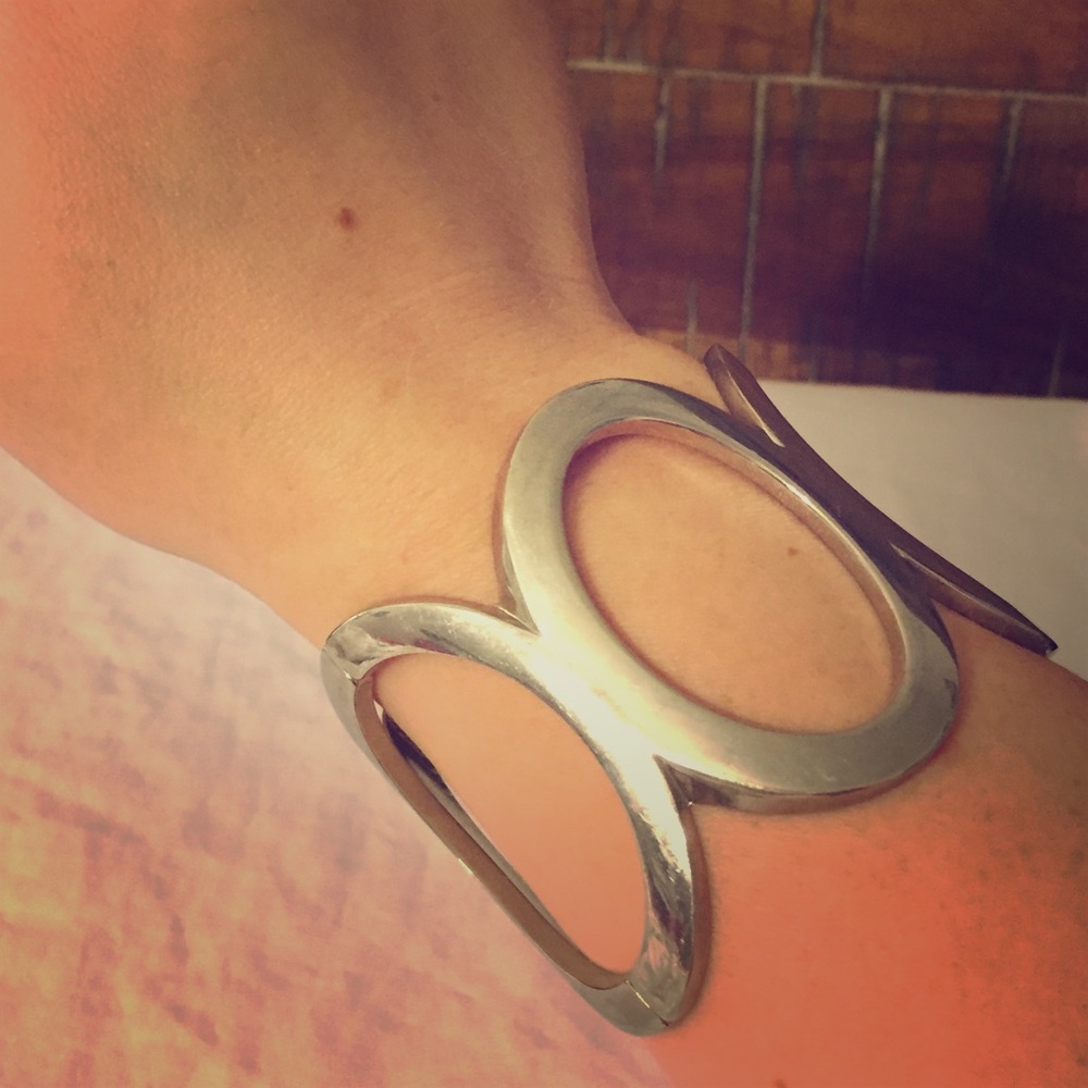 Silver bangle
