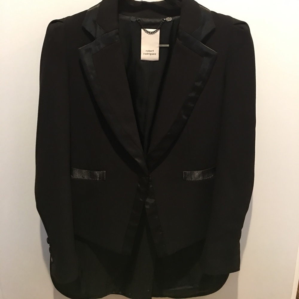 Robert Rodriguez black blazer size 2