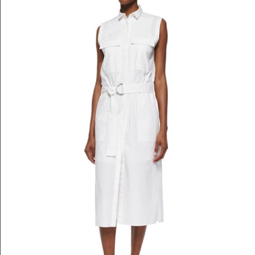 Helmut Lang washed poplin dress, new without tags
