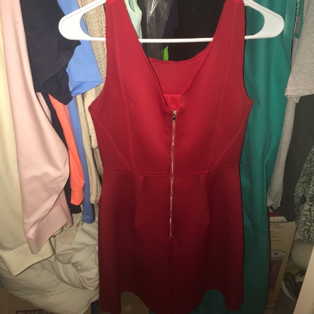 Red dress
