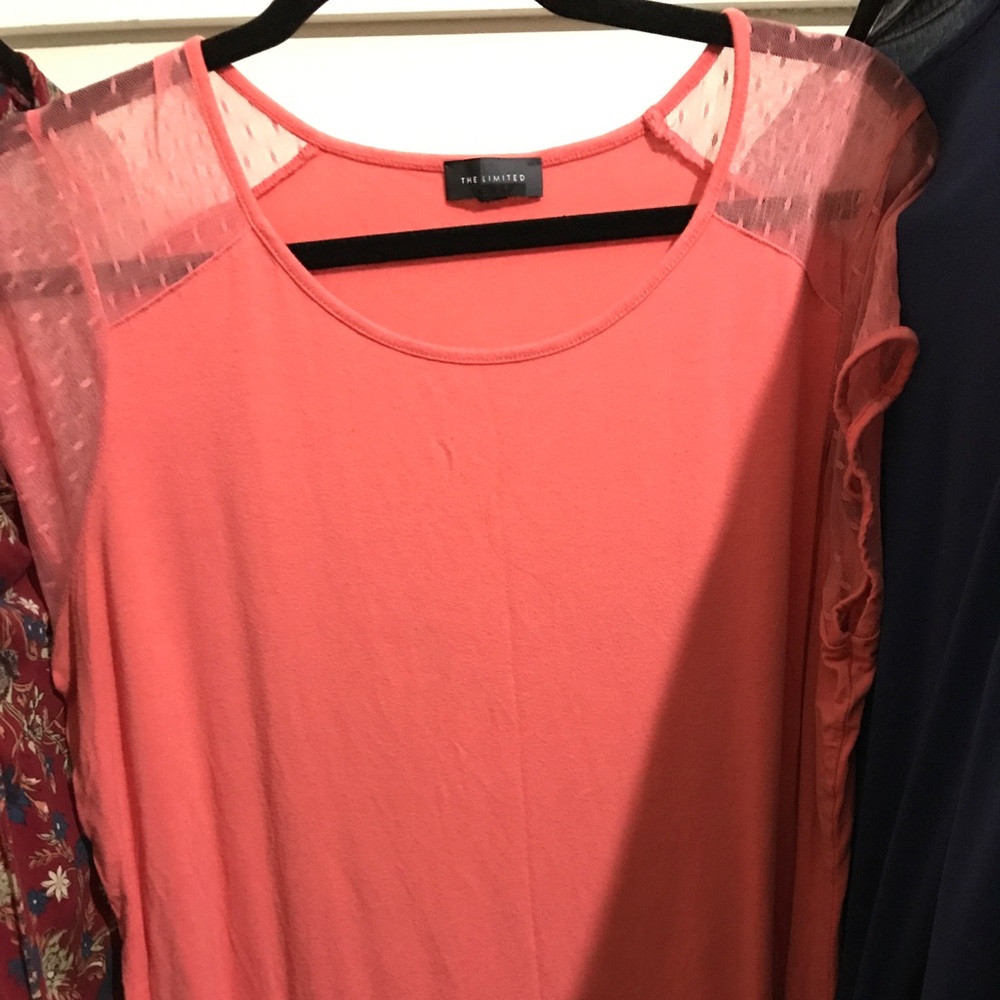 The Limited brand Coral shirt