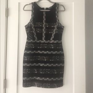 Black and white dress