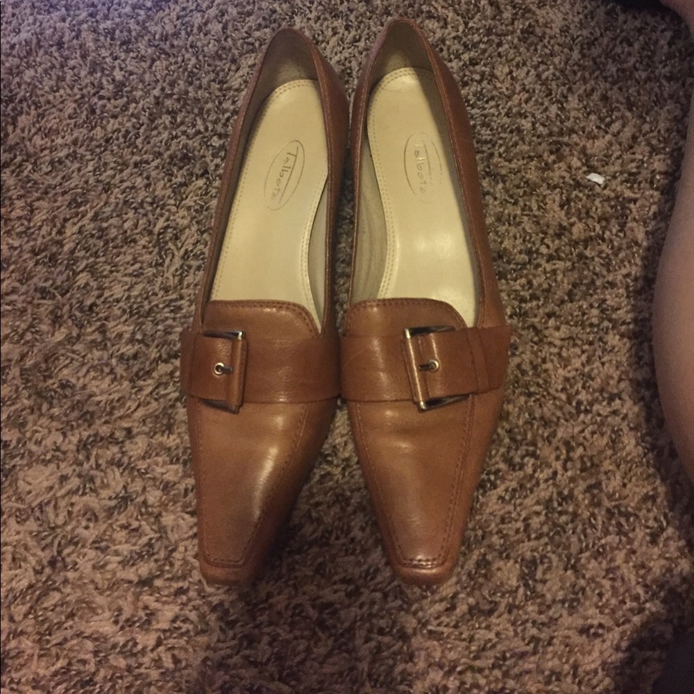 Talbot's loafer kitten heels