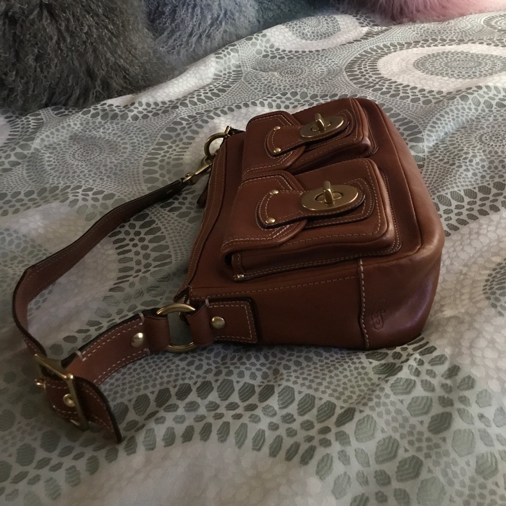 Leather Coach bag