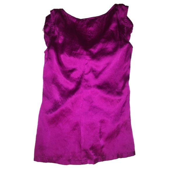 Purple cache ruffle blouse - Picture 3 of 4