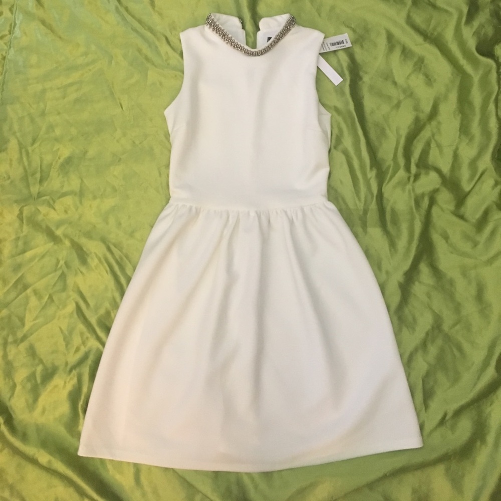 White cocktail dress
