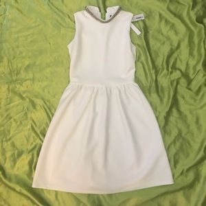 White cocktail dress