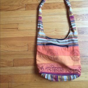 A cross body soft bag