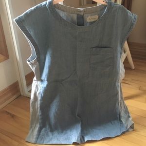 Lou and Grey Chambray Top