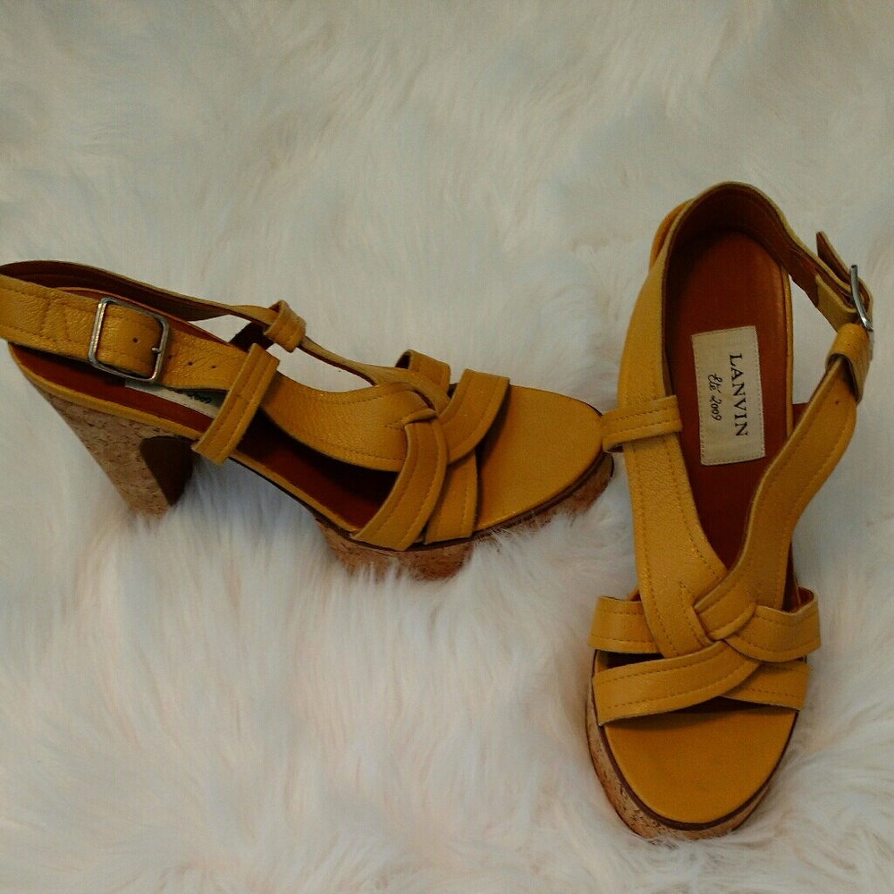 Lanvin S/S platform heels