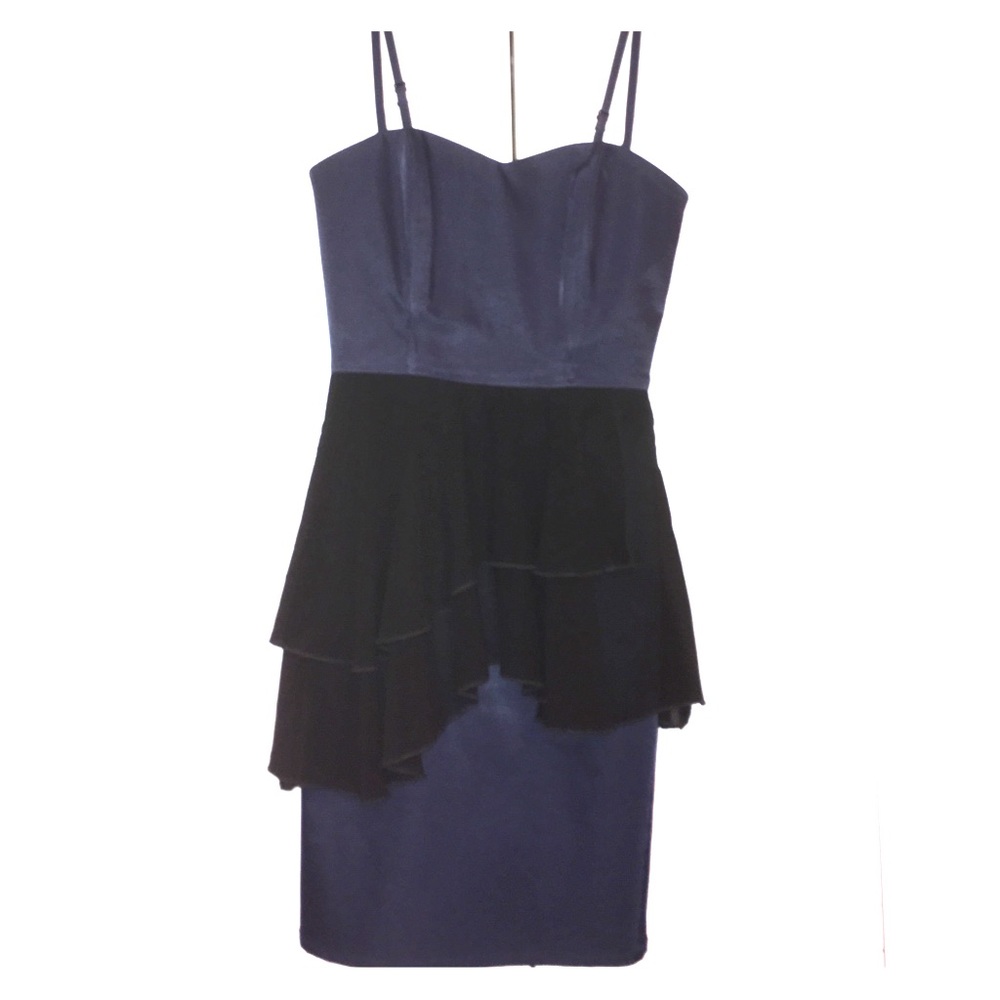 CLEARANCE! - H&M - cocktail dress navy/blk - 2