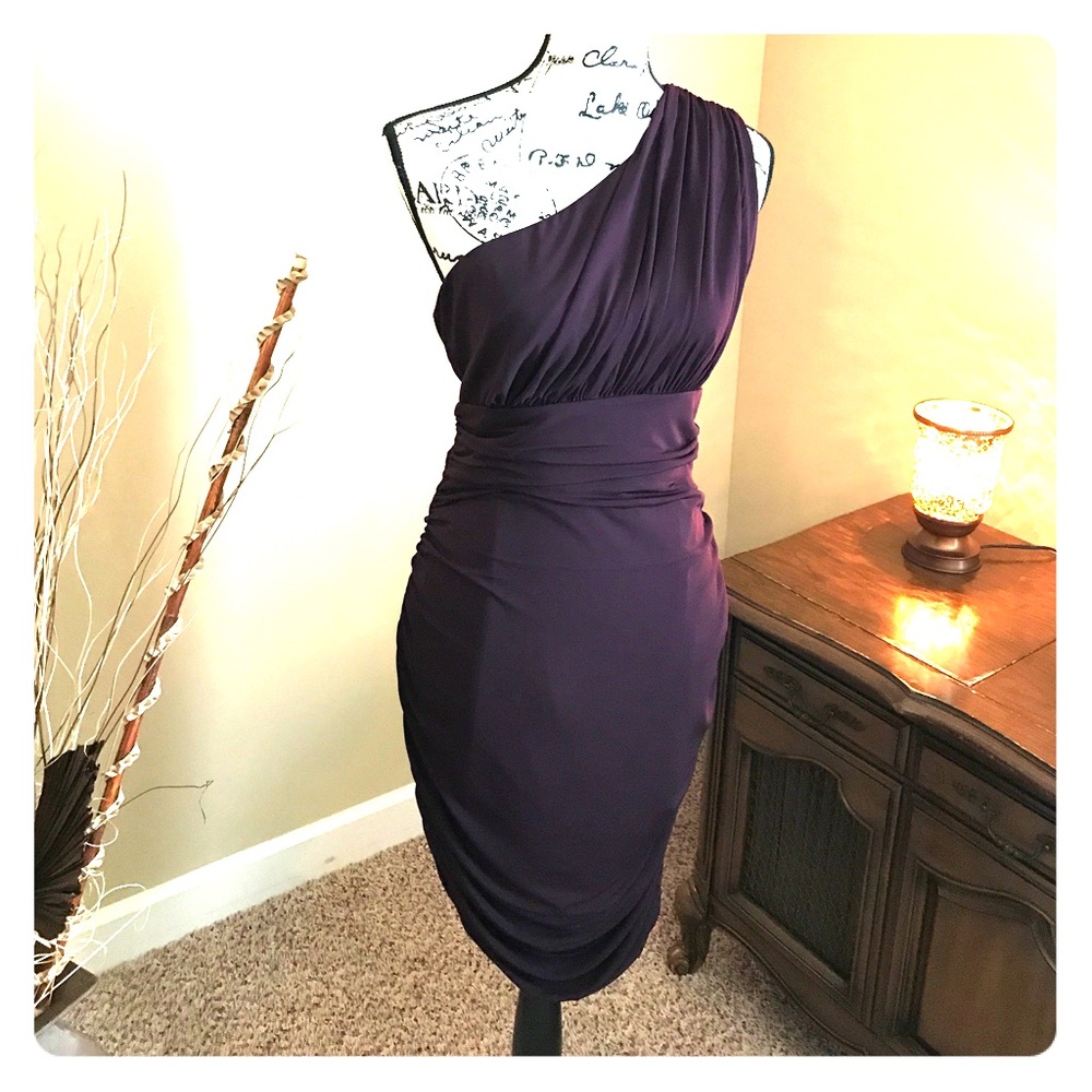 Boston proper purple dress