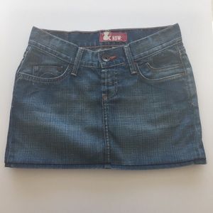 H & M Denim Mini Skirt
