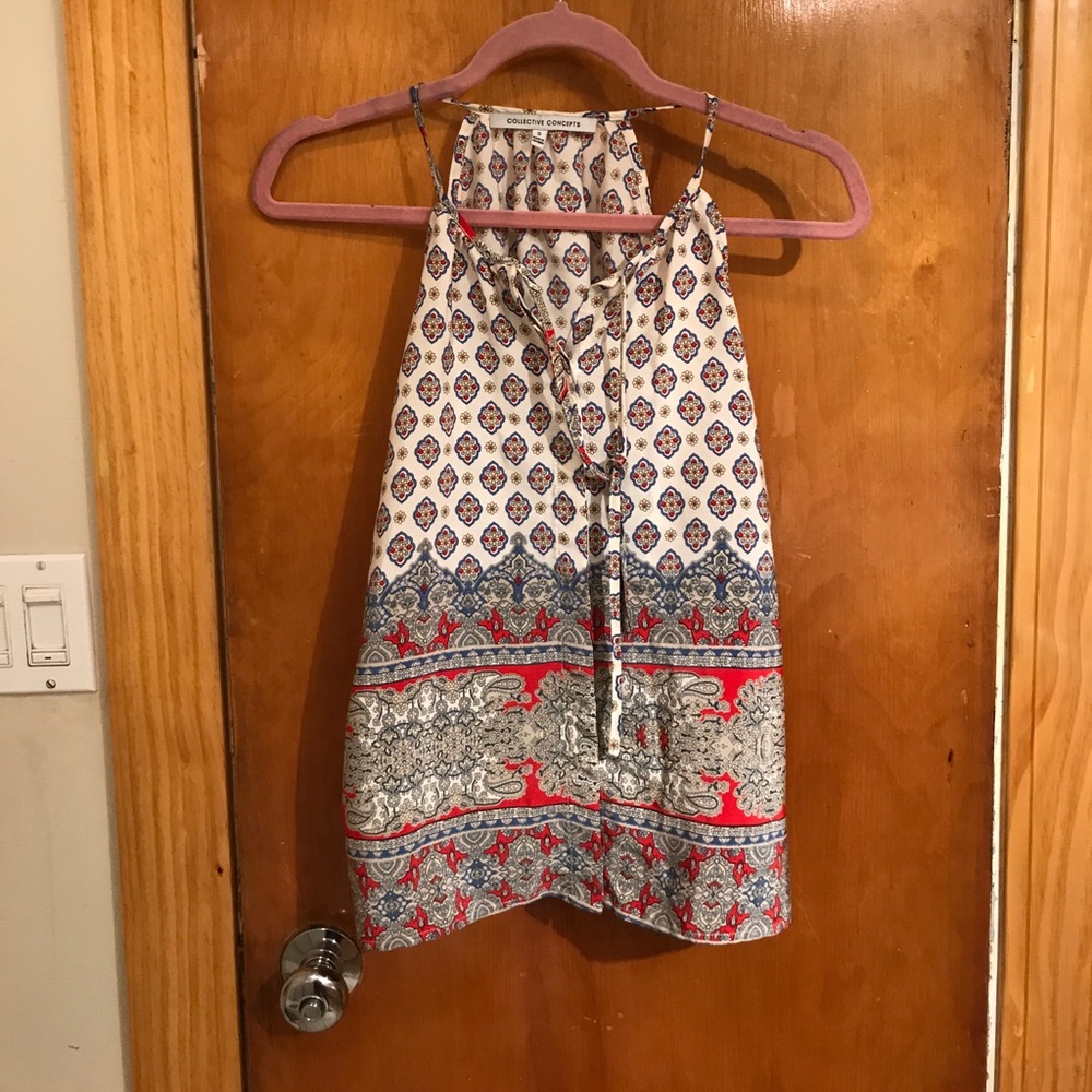 Collective Concepts patterned blouse