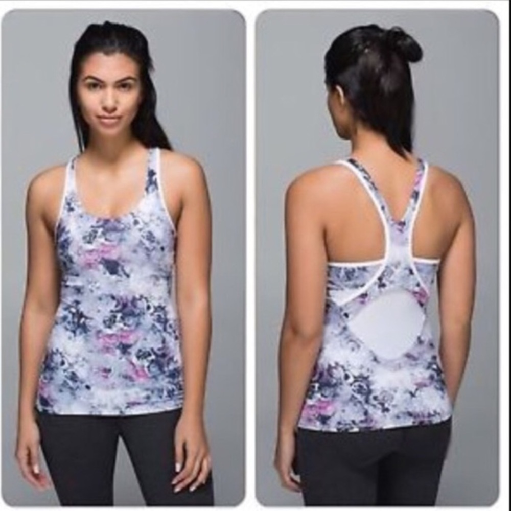 Lululemon Athletica Moody Mirage Rose tank Sz 6 - Picture 2 of 4