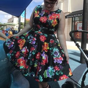 Vintage style floral dress