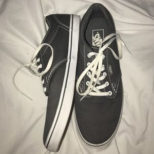Vans size 8 grey women's