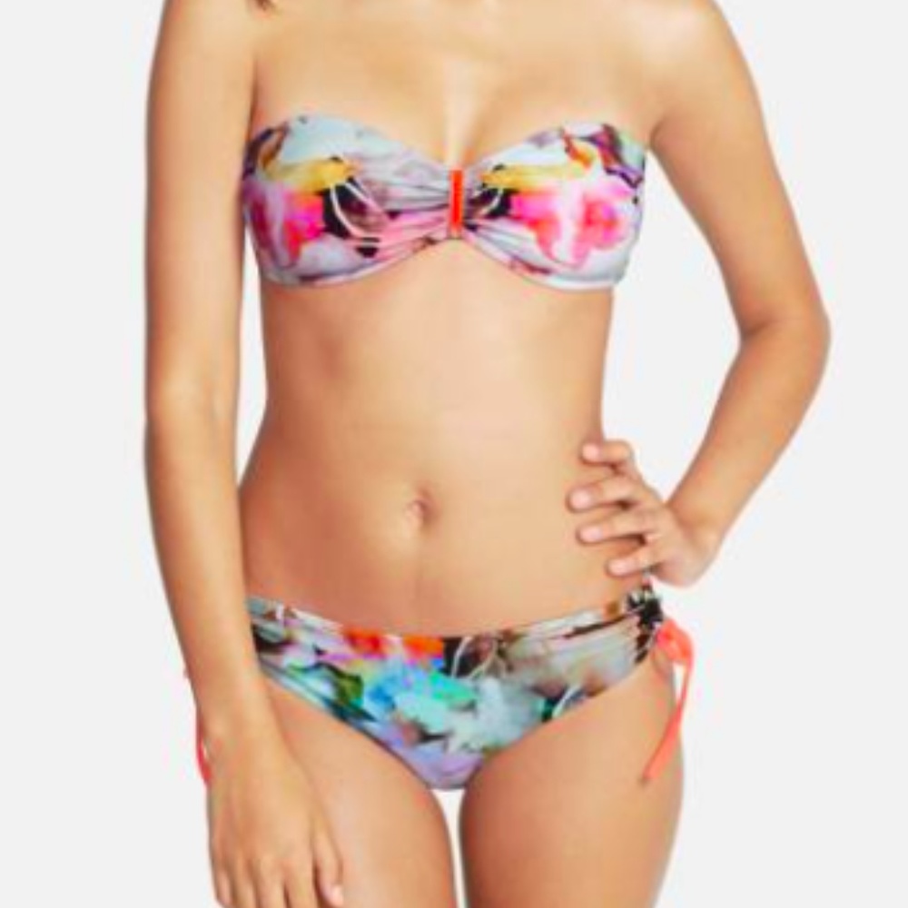 NEW TED BAKER Bethin Electric Day Dream Bikini Set